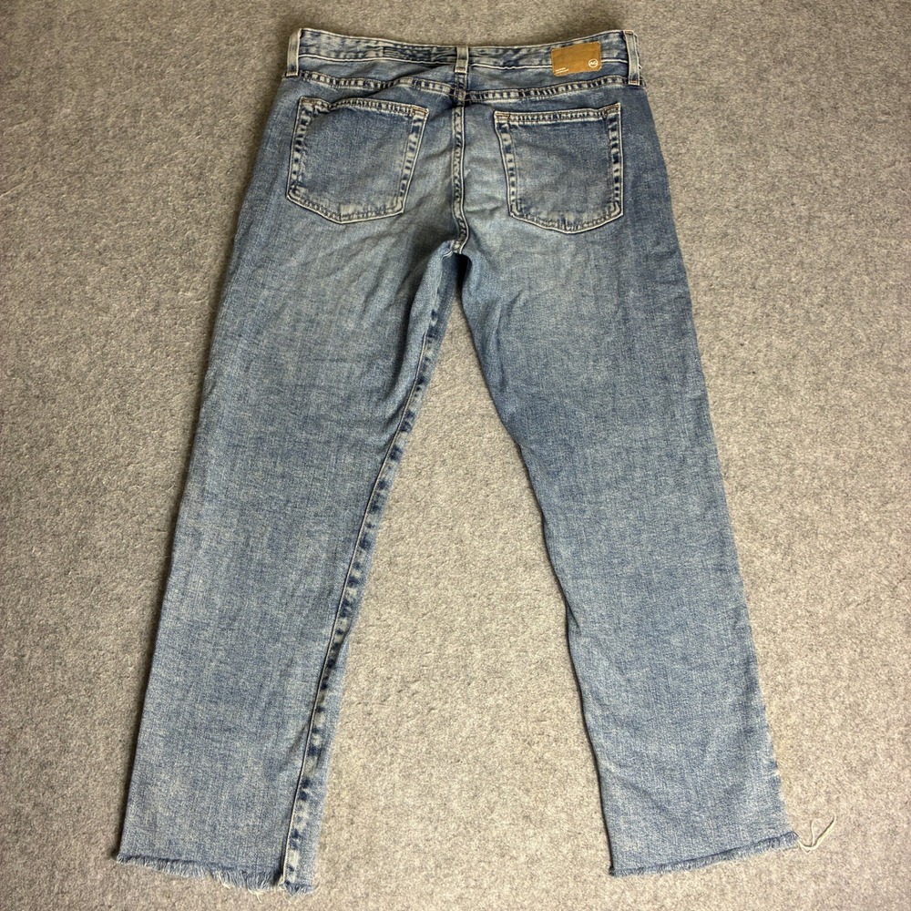 AG Adriano Goldschmied Size 34x28 Ex-Boyfriend Slim Slouchy Jeans Light Wash - Picture 2 of 9